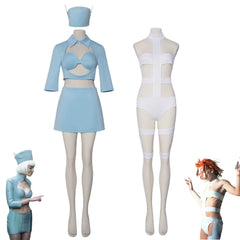 Cosplay The Fifth Element Leeloo Jumpsuit Fancy Dress Costumes Halloween Suits