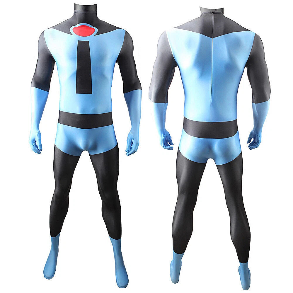 Cosplay The Incredibles Blue Mr Incredible Jumpsuit Adult ABodysuits Zentai