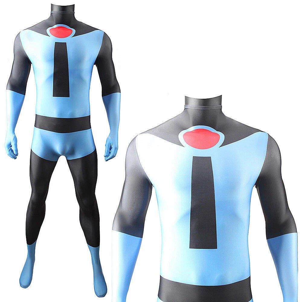 Cosplay The Incredibles Blue Mr Incredible Jumpsuit Adult ABodysuits Zentai