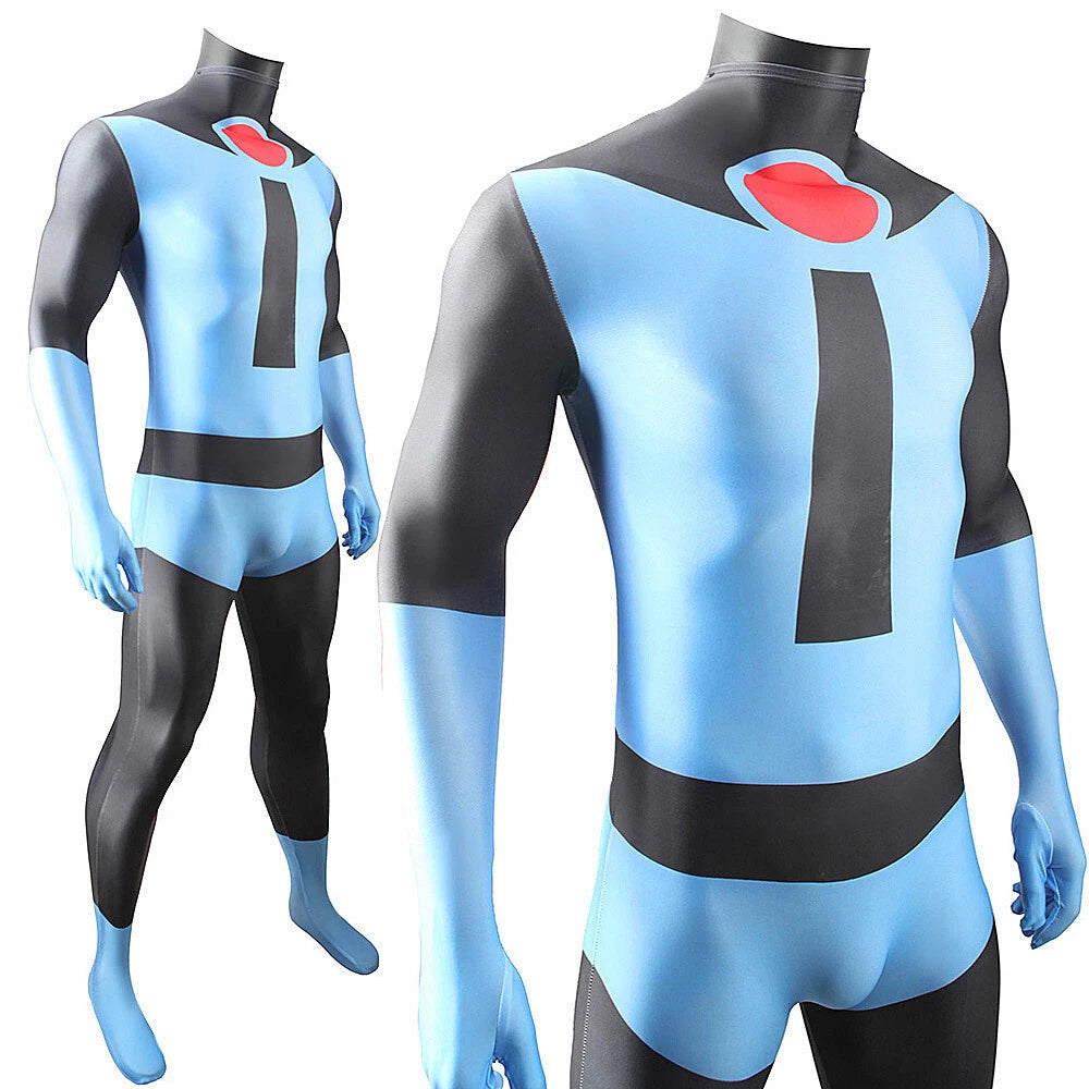 Cosplay The Incredibles Blue Mr Incredible Jumpsuit Adult ABodysuits Zentai