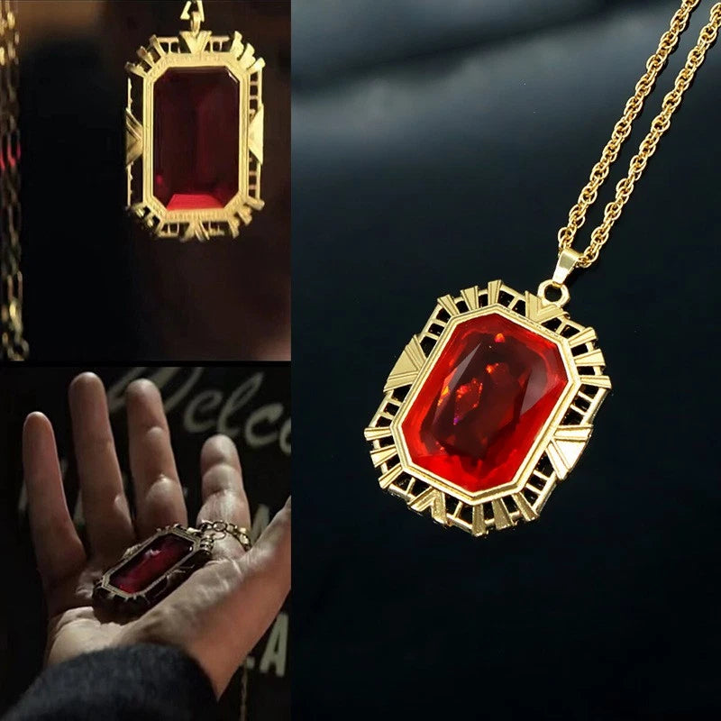 Cosplay The Sandman Dreamstone Pendant Necklace Halloween Accessories Prop Alloy