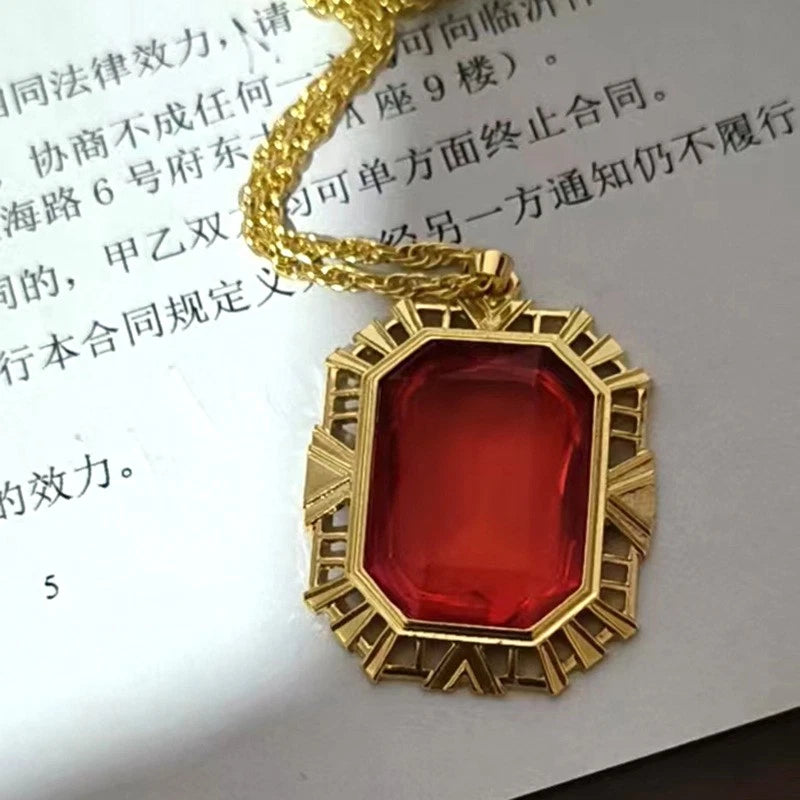 Cosplay The Sandman Dreamstone Pendant Necklace Halloween Accessories Prop Alloy
