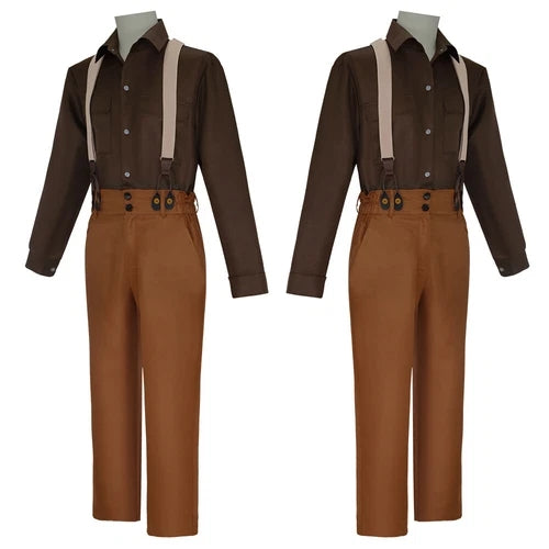 Cosplay Titanic Jack Dawson Shirts Overall Costumes Halloween Carnival Suits