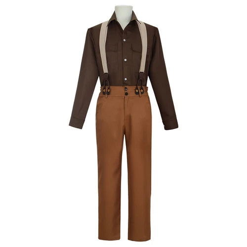 Cosplay Titanic Jack Dawson Shirts Overall Costumes Halloween Carnival Suits