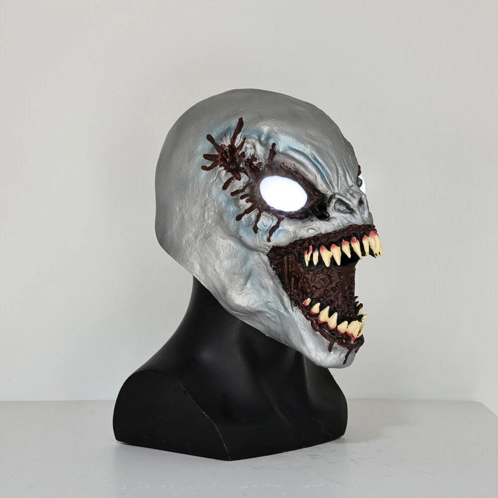 Cosplay Venom The Last Dance led Mask Edward Brock Superhero Full Head Mask Prop