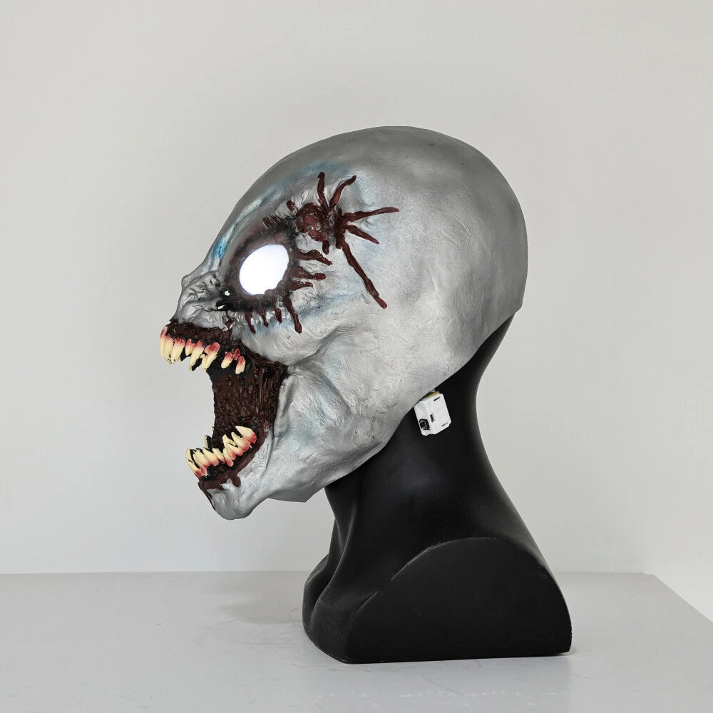 Cosplay Venom The Last Dance led Mask Edward Brock Superhero Full Head Mask Prop
