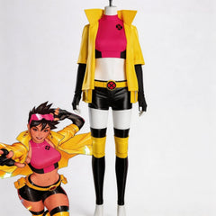 Cosplay X-Men Jubilee Jacket Vest Belt Pants Costumes Superhero Halloween Suits
