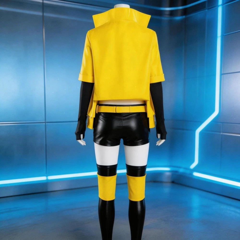 Cosplay X-Men Jubilee Jacket Vest Belt Pants Costumes Superhero Halloween Suits