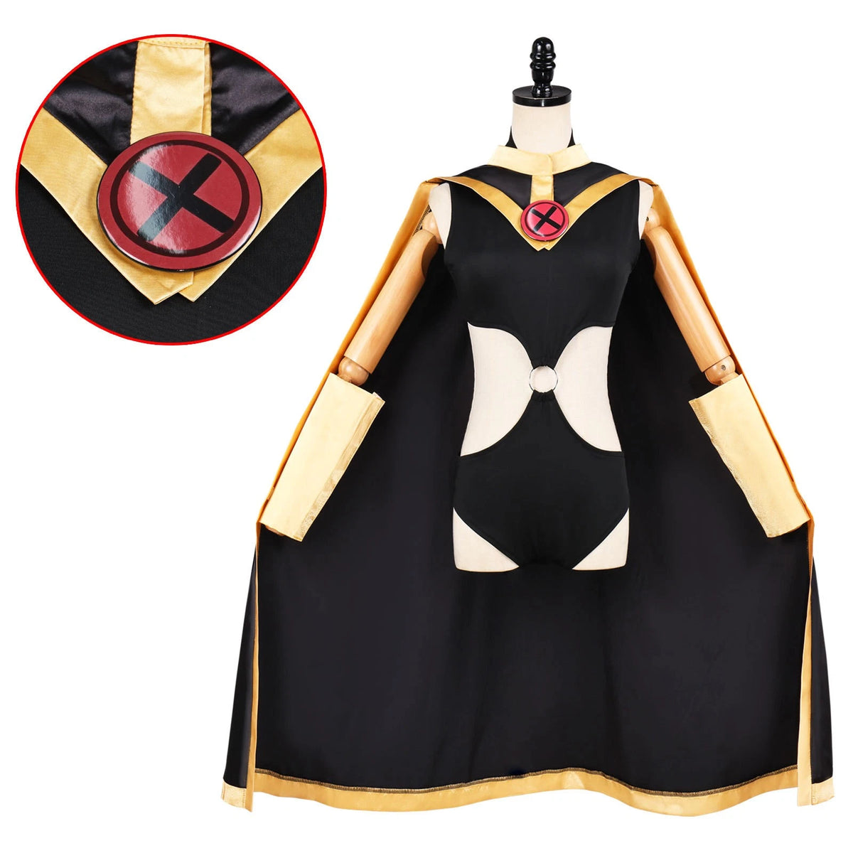 Cosplay X-Men Storm Sexy Jumpsuit Cloak Costumes Halloween Superhero Outfits