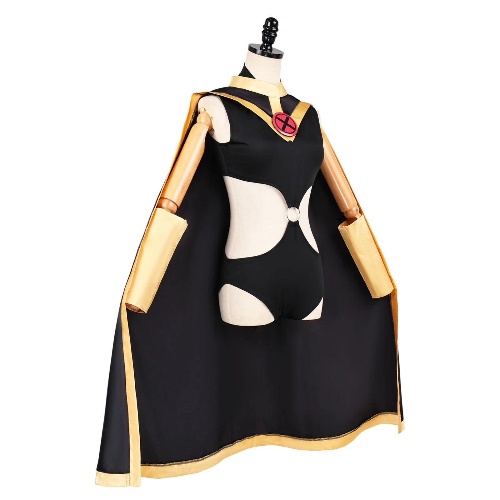Cosplay X-Men Storm Sexy Jumpsuit Cloak Costumes Halloween Superhero Outfits