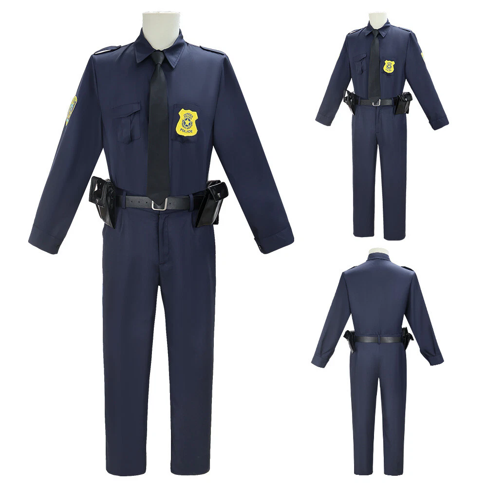 Cosplay Zootopia Fox Nick Wilde Police Uniform Pants Zootropolis Halloween Suits