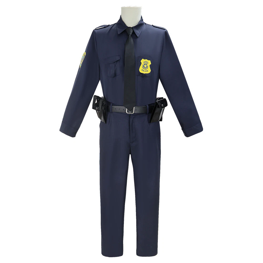 Cosplay Zootopia Fox Nick Wilde Police Uniform Pants Zootropolis Halloween Suits