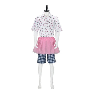 Cosplay Ace Ventura Pet Detective Costumes Skirts Halloween Fancy Dress Suits