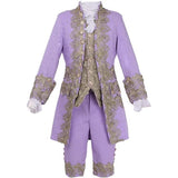 Cosplay Victorian Medieval Gothic Prince Embroidery Costumes Steampunk Suits