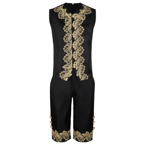 Cosplay Victorian Medieval Gothic Prince Embroidery Costumes Steampunk Suits