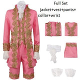 Cosplay Victorian Medieval Gothic Prince Embroidery Costumes Steampunk Suits