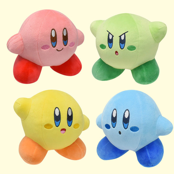 Cute Kirby Plush Toy Soft Stuffed Doll Birthday Holiday Gifts for Kids
