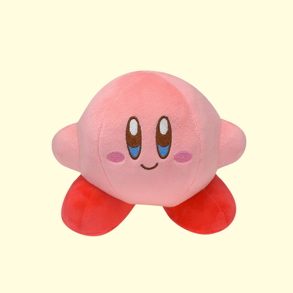Cute Kirby Plush Toy Soft Stuffed Doll Birthday Holiday Gifts for Kids