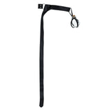 Dark Magic Potion Bottle Black Wizard Potions Glass Holder with Cork Stopper and Faux Leather Harness with Holster Loop