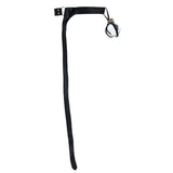 Dark Magic Potion Bottle Black Wizard Potions Glass Holder with Cork Stopper and Faux Leather Harness with Holster Loop