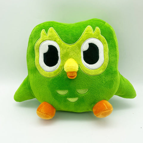 Duo Plushie Green Owl Plush Toy Stuffed Doll Birthday Holiday Gifts for Kids