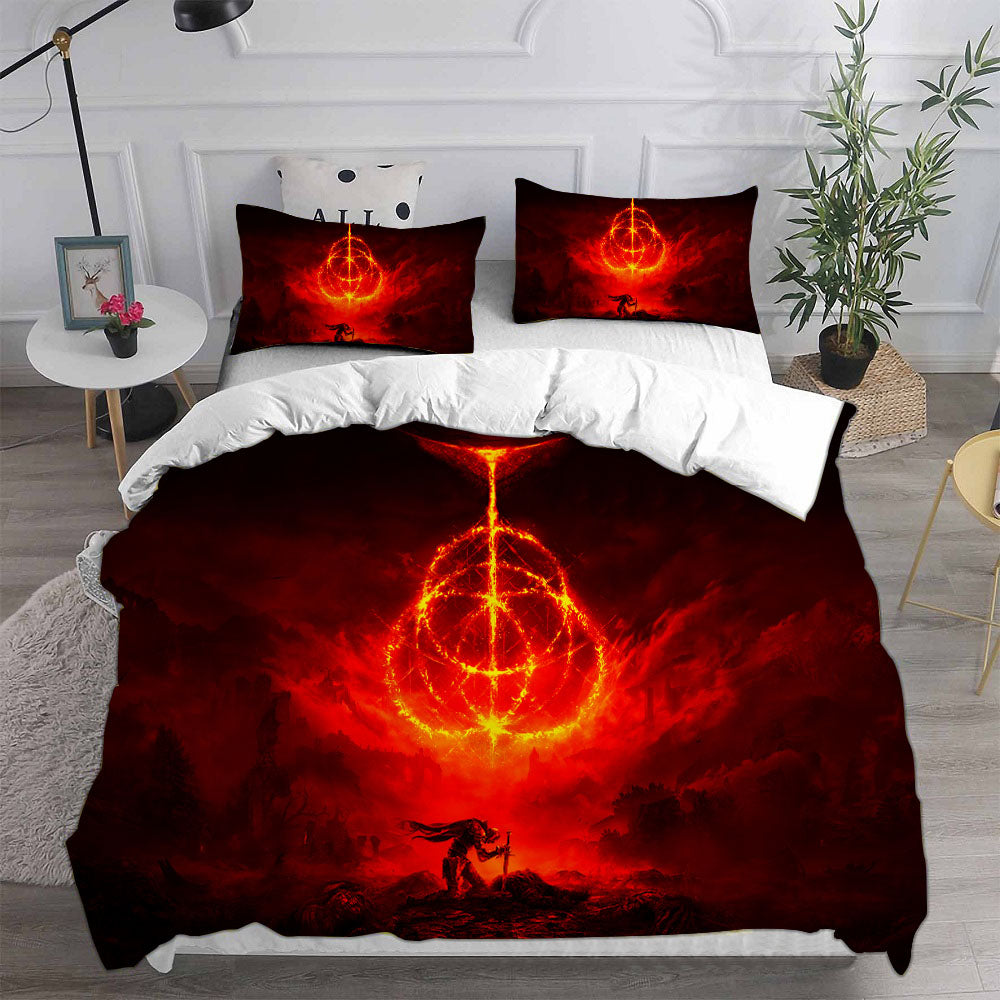 Elden Ring Cosplay Bedding Sets Duvet Cover Halloween Comforter Sets