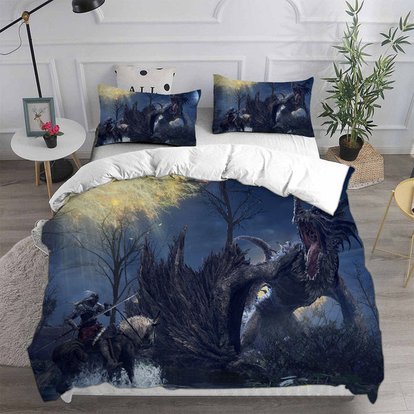 Elden Ring Cosplay Bedding Sets Duvet Cover Halloween Sets