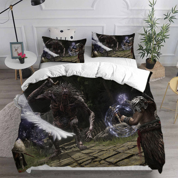 Elden Ring Cosplay Bedding Sets Duvet Cover Halloween Comforter Sets