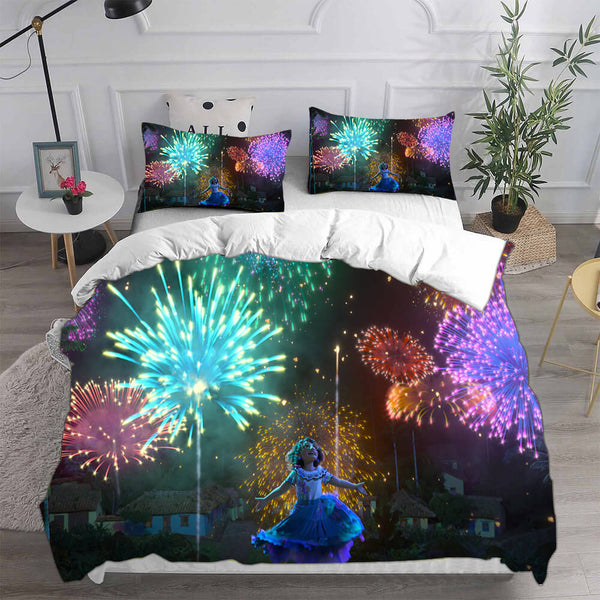 Encanto Mirabel Bedding Sets Cosplay Duvet Cover Halloween Comforter Sets
