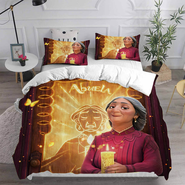 Encanto Cosplay Bedding Sets Duvet Cover Halloween Comforter Sets