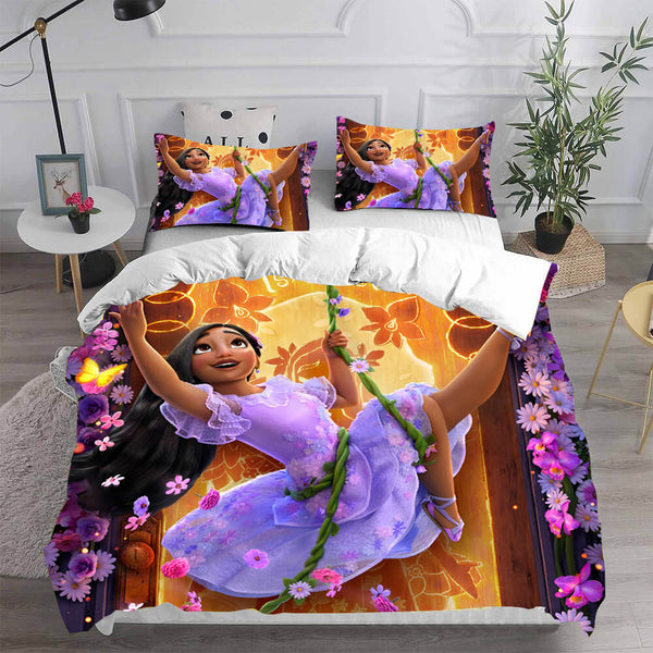 Encanto Cosplay Bedding Sets Duvet Cover Halloween Comforter Sets