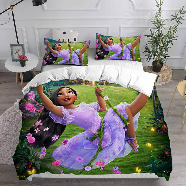 Encanto Cosplay Bedding Sets Duvet Cover Halloween Comforter Sets