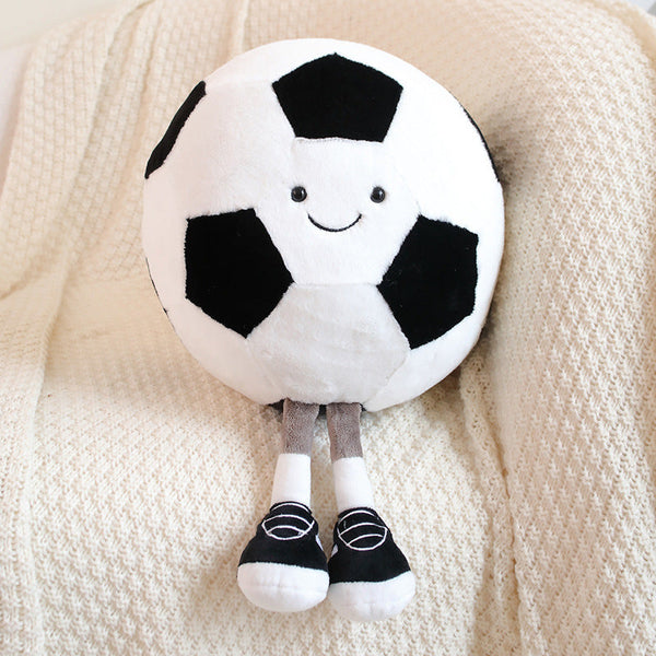 Football Basketball Plush Toy Soft Stuffed Doll Birthday Holiday Gifts for Kids