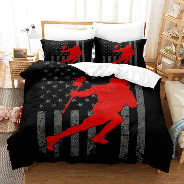 Football Rugby Team Cosplay Bedding Sets Duvet Cover Halloween Comforter Sets