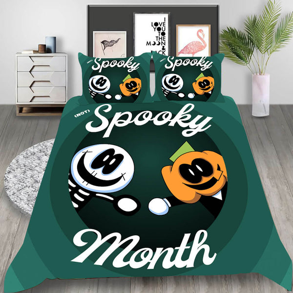 Friday Night Funkin Cosplay Bedding Set Duvet Cover Halloween Bed Sheets