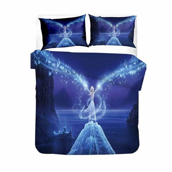 Frozen Cosplay Bedding Set Duvet Cover Halloween Sheets