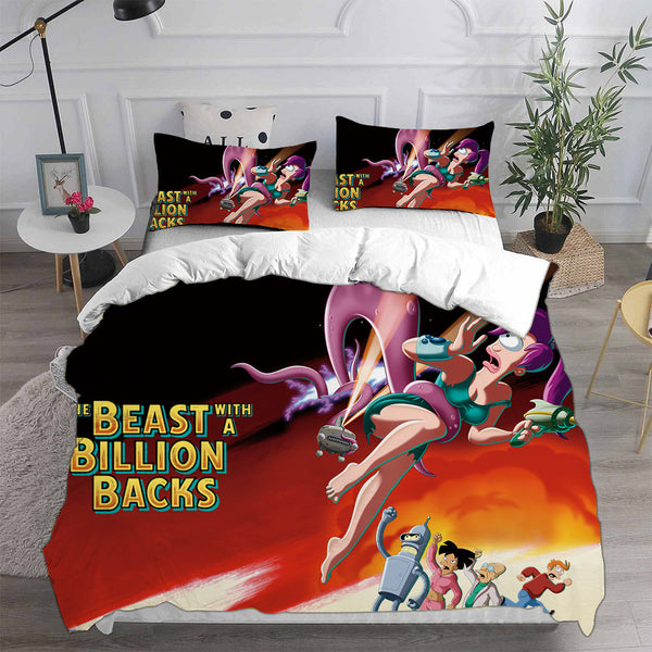 Futurama Cosplay Bedding Sets Duvet Cover Halloween Comforter Sets