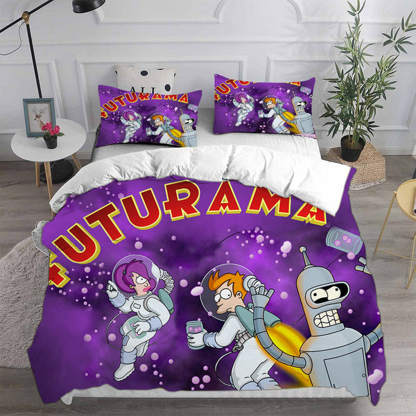 Futurama Cosplay Bedding Sets Duvet Cover Halloween Comforter Sets