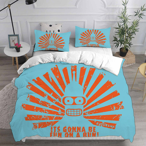 Futurama Cosplay Bedding Sets Duvet Cover Halloween Comforter Sets