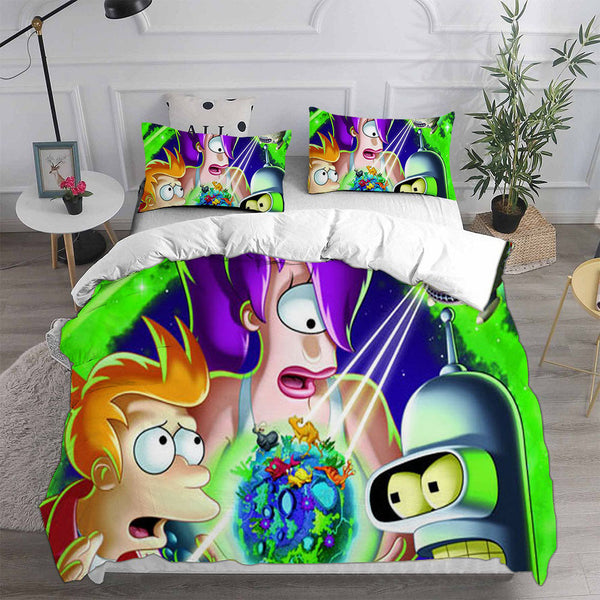 Futurama Season 1 Cosplay Bedding Sets Duvet Cover Halloween Comforter Sets