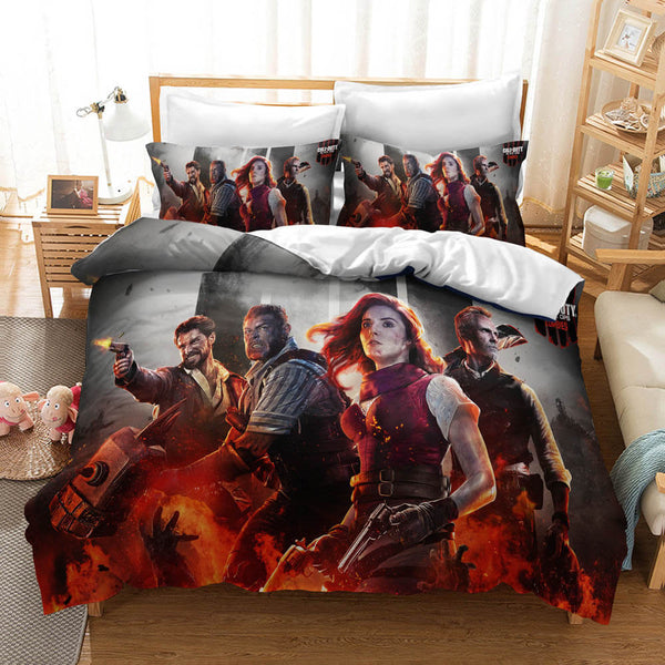 Game Call of Duty Cosplay Duvet Cover Set Halloween Quilt Cover