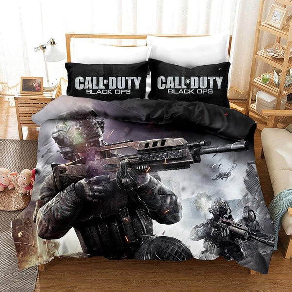 Game Call of Duty Cosplay Duvet Cover Set Halloween Quilt Cover