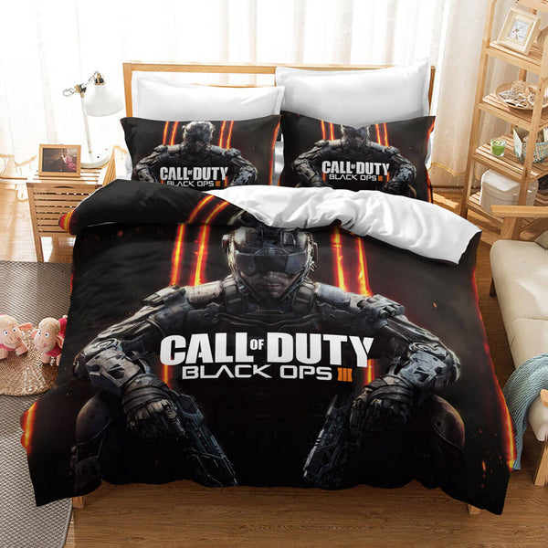 Game Call of Duty Cosplay Duvet Cover Set Halloween Quilt Cover
