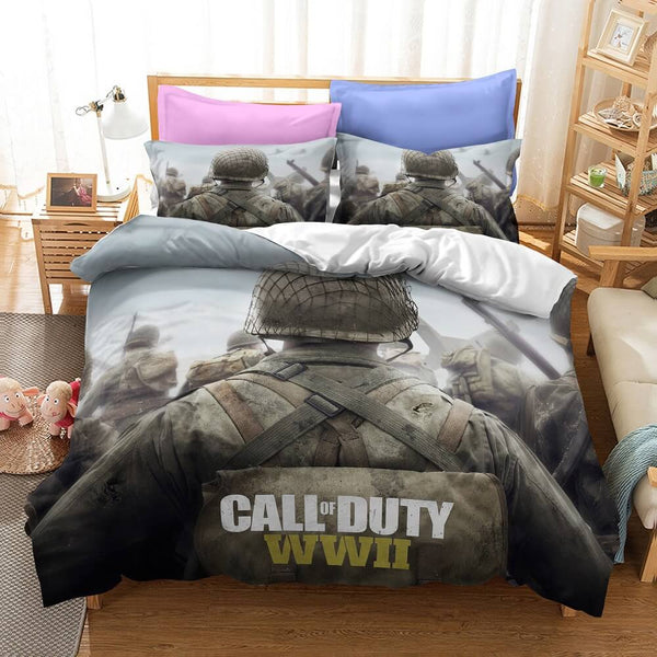 Game Call of Duty Cosplay Duvet Cover Set Halloween Quilt Cover