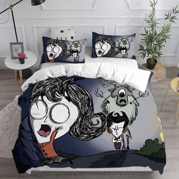 Game Don't Starve Cosplay Bedding Sets Duvet Cover Halloween Comforter Sets