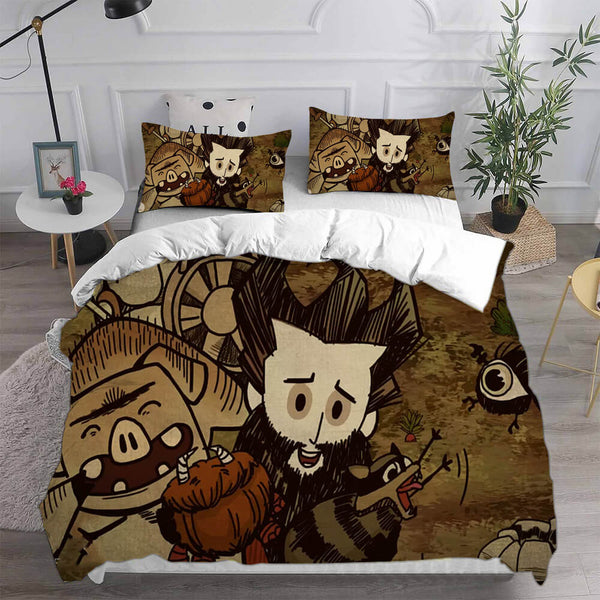 Game Don't Starve Cosplay Bedding Sets Duvet Cover Halloween Comforter Sets