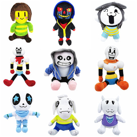 Game Undertale Sans Frisk Cosplay Plush Toy Halloween Doll Props