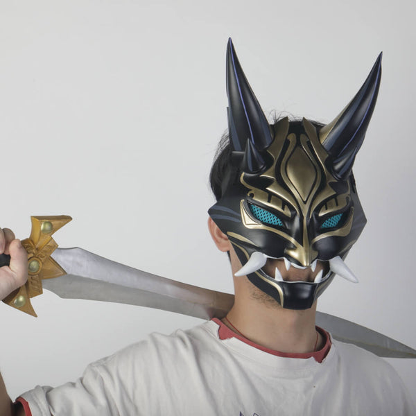 Genshin Impact XIAO Cosplay Resin Helmet Halloween Prop