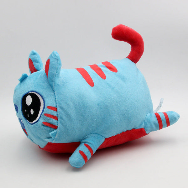 Gravycatman Plush Toy Blue Cat Soft Stuffed Doll Birthday Holiday Gifts for Kids