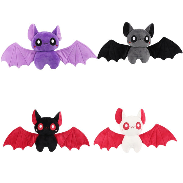 Halloween Bats Plush Toy Soft Stuffed Animal Doll Birthday Holiday Gifts for Kids